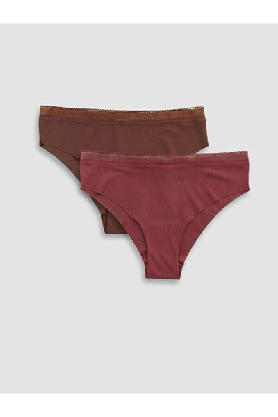 LC Waikiki Shining Choices by Shining Store Lazer Dikim Brazilian Panties 2-Pack