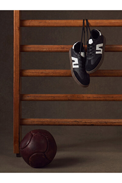 LC Waikiki Lcw Steps Black Suede Look Boys' Sports Shoes