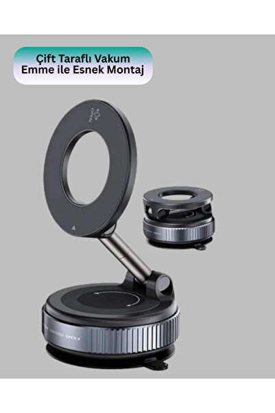 online kapsulavm avm alışveriş Vacuum Magnetic Car Phone Holder Strong Grip