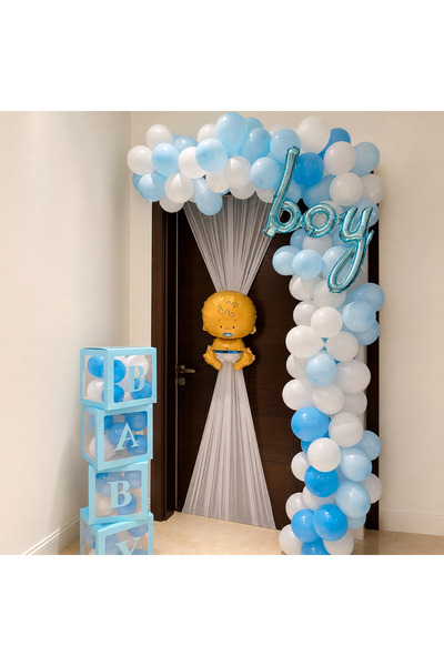 Doğasüs Hoşgeldin Bebek Kapı Süsleme Seti Erkek Bebek