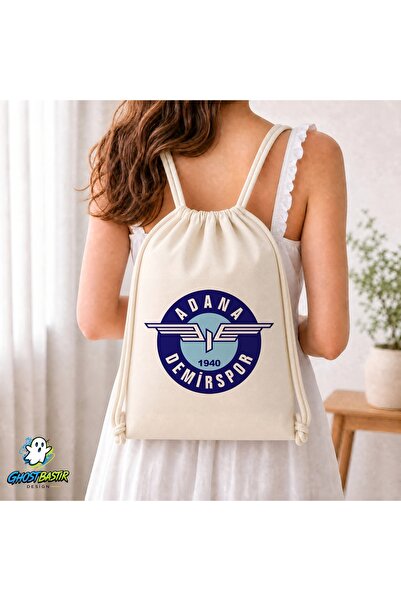 Ghostbastır Design Adana Demirspor Drawstring Linen Bag C002