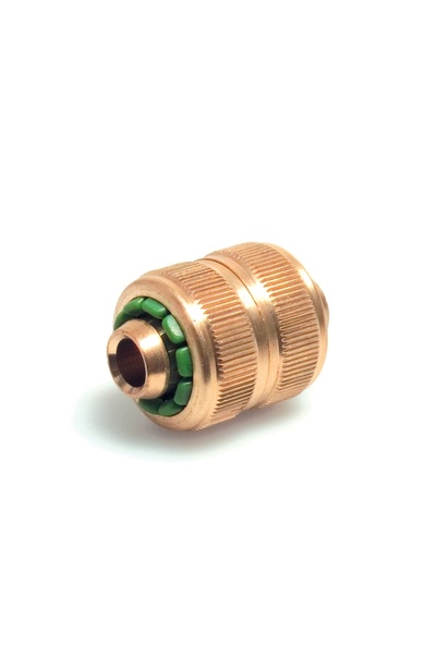 OEM 2 hose coupling 500107, brass, 3/4 inch