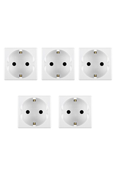 OEM Gewiss System GW20265 single socket, recessed, modular - 2, protective co...
