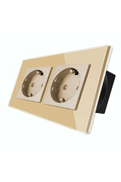 OEM Priza schuko dubla Luxion LXD-2MP010G-G, incastrat, contact de protectie,...