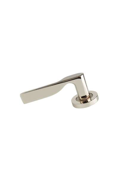 OEM Maner cu rozeta rotunda pentru usa interior, Ekin, zamac, argintiu, 130 x...