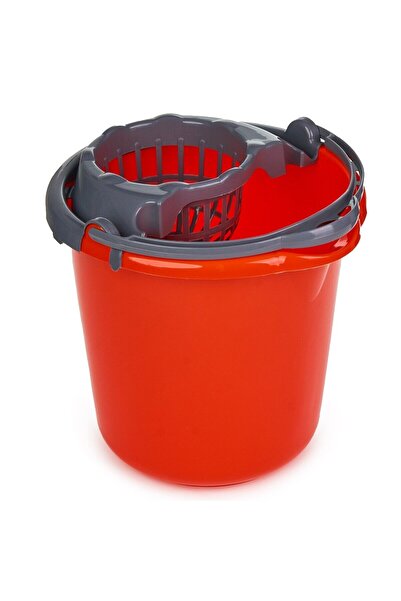 OEM Galeata din plastic cu storcator Alisan, portocaliu, 10 L