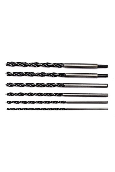 OEM Long wood drill bits, Lumytools LT22460, 6 - 14 mm, set of 6 pieces