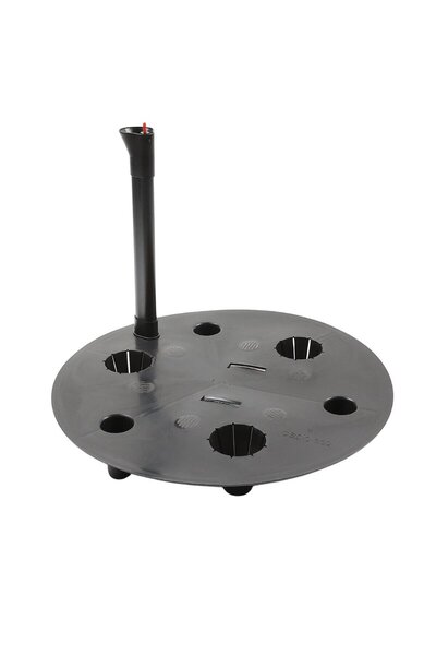 OEM Self-watering system, for pots, black, plastic, round, 338 mm