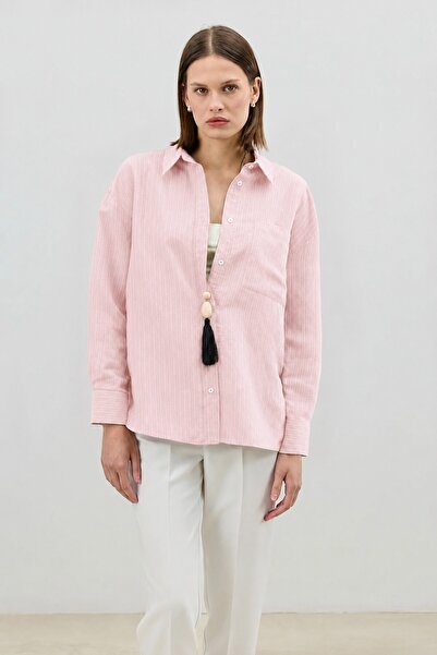 Antioch Modal Blend Striped Women's Shirt