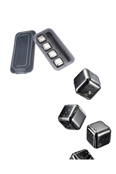 online kapsulavm avm alışveriş Stainless Steel Ice Cube Set with Box and Tong...