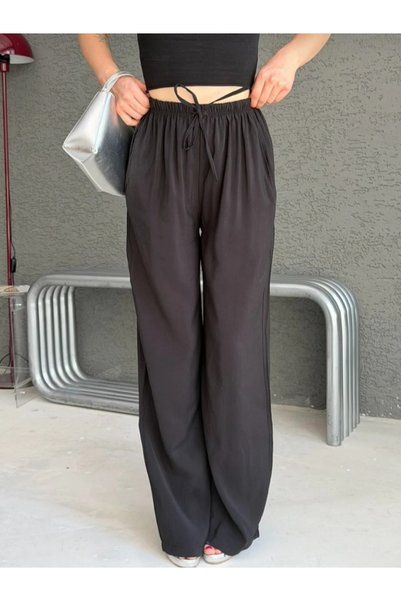 MİRVE BUTİK Tencel Fabric, Comfortable Cut Palazzo Pants