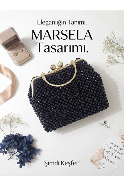 örgü Bead Bag - Evening Dress Bag - Invitation Bag - Shoulder Bag - Evening Bag