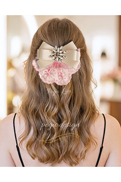 pegu baby collection Pegu Royale Lux Κλιπ μαλλιών με σχέδιο κόκαλου, για σχολ...