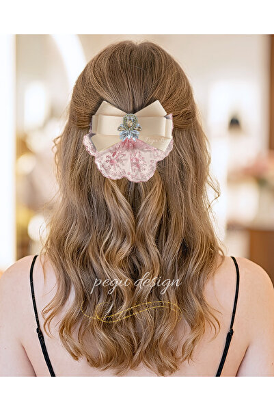pegu baby collection Pegu Royale Lux Κλιπ μαλλιών με σχέδιο κόκαλου, για σχολ...