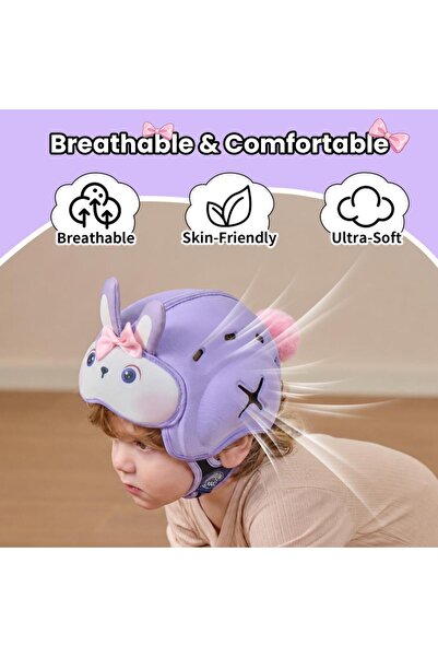 Mambobaby Bebek Koruma Başlığı - Violet Bunny