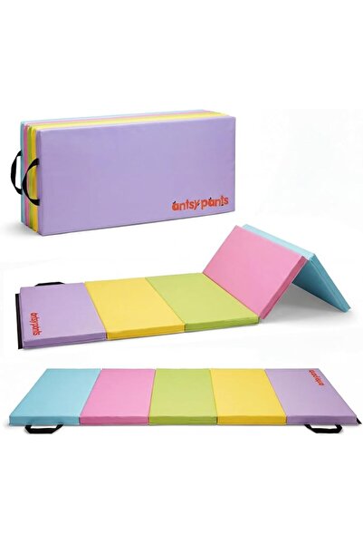 GENERAL Gymnastics Mat Easy to Clean Durable Foldable Mat for Kids Padded Lig...