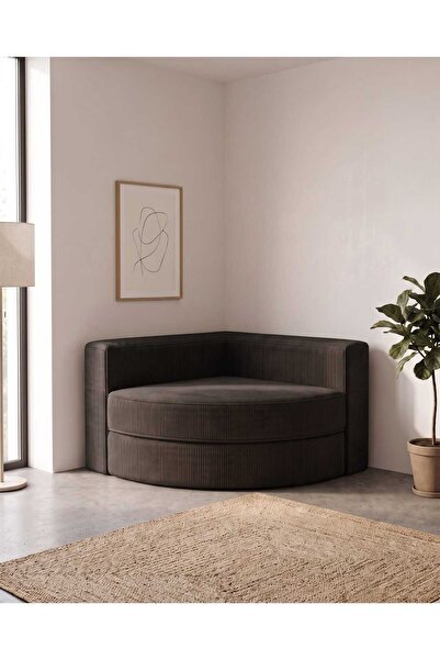 NESTİME Nestime® 110x110 cm Modüler Köşe Koltuğu | Orijinal Sünger | Fitilli ...