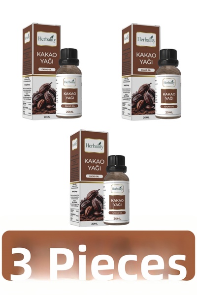 herbalıty زبدة الكاكاو 20 مل 3*قطعة