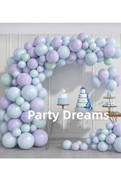 Parti Düşleri Birthday - Engagement - Bride to Be Celebration Balloon Chain Set