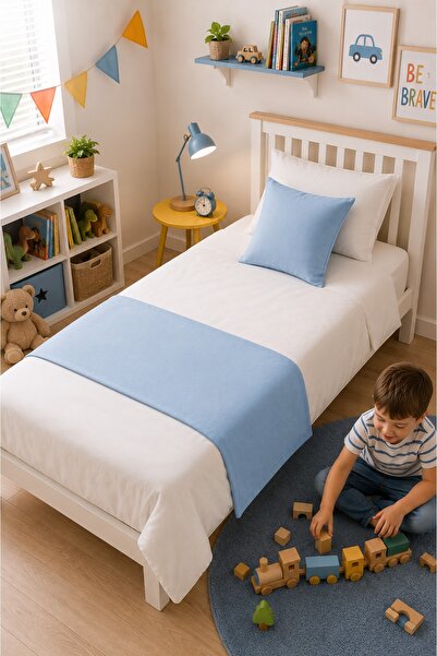 Attolya (Duvet Cover Not Included) Bed Runner Set. Includes 1 Throw Pillow an...