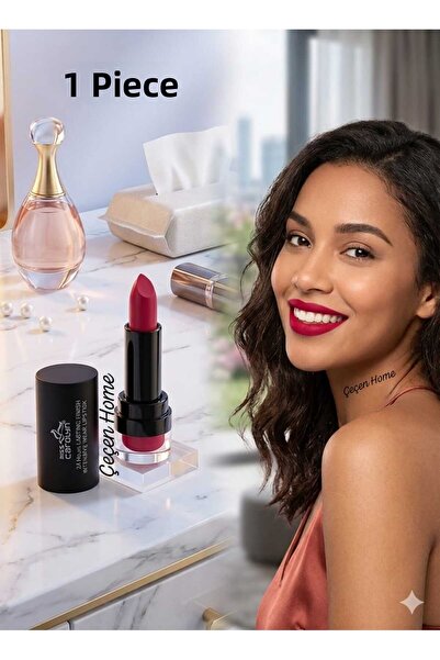 ÇEÇEN HOME (1 Piece) Lipstick That Provides Intense Color and Moisturization,...