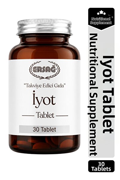 Ersağ Iodine Supplement Food 30 Tablets
