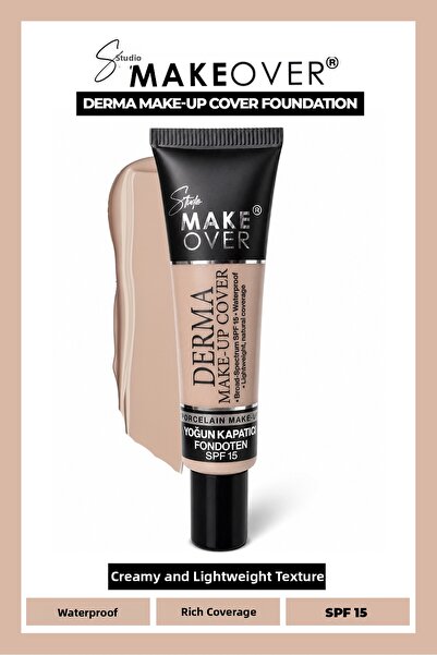 New Well Studio Makeover Derma Make-Up Cover Foundation Intense Coverage Foun...