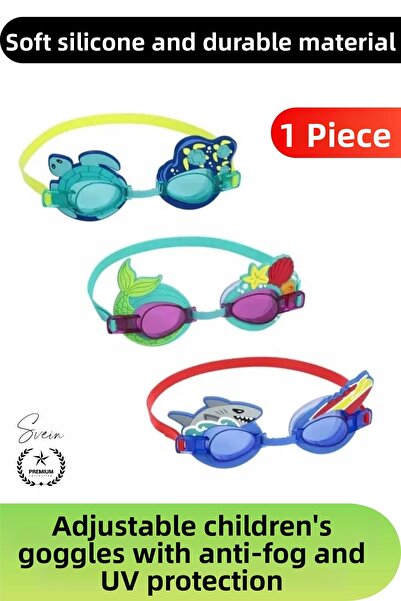 Svein # Swimming Goggles Kids Swimming Goggles Anti-Fog Uv Protected Adjustab...