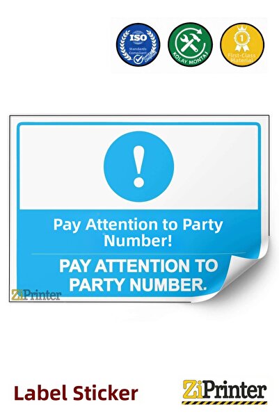 ZiPrinter Pay Attention to the Part Number! Pay Attention to Party Number. Is...