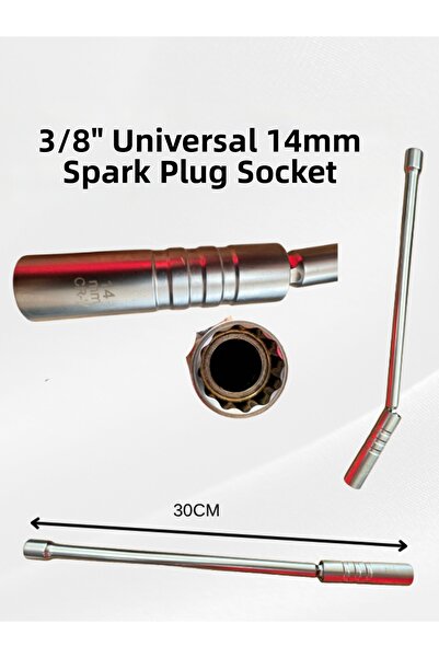 Arm 3/4 14mm Spark Plug Socket with Jointed Connection