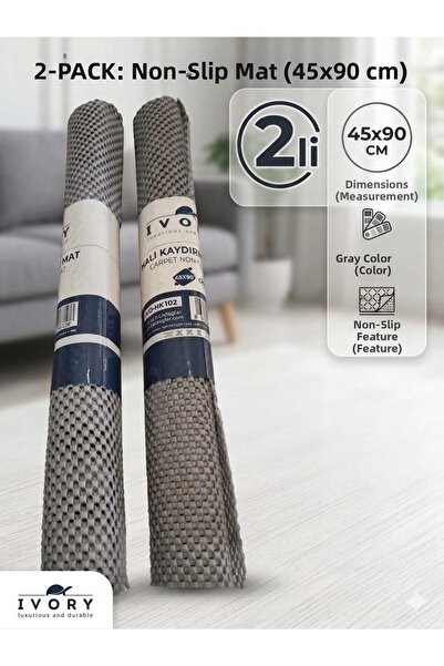 IVORY Hali Kandirmaz Mat 45 X 90 cm Var Pet Non-Slip Mat 45X90 cm