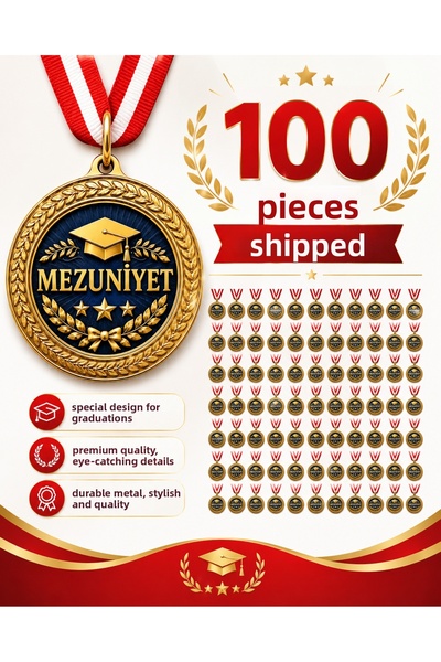 HiperAD Reklam Graduation Medal Metal |   Award Medal Graduation School Gradu...