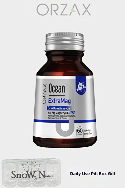 Ocean Extramag 60 Tablets Triple Magnesium Combination Citrate-Malate-Bisglyc...