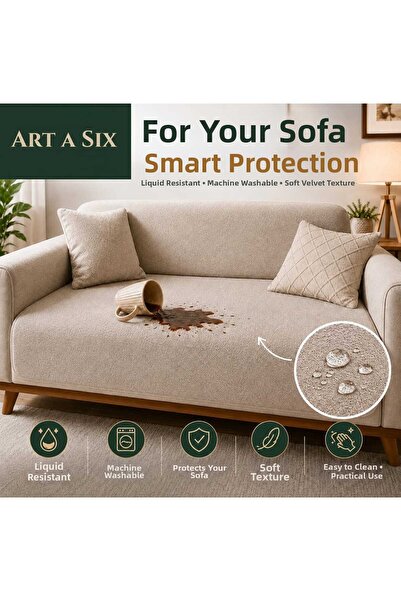 ARTASIX واقي لذراع الأريكة مقاس 70*70 سم، غطاء أريكة فاخر مقاوم للسوائل وصديق...