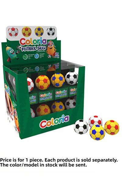 Silka Coloria Football Eraser 1 Piece