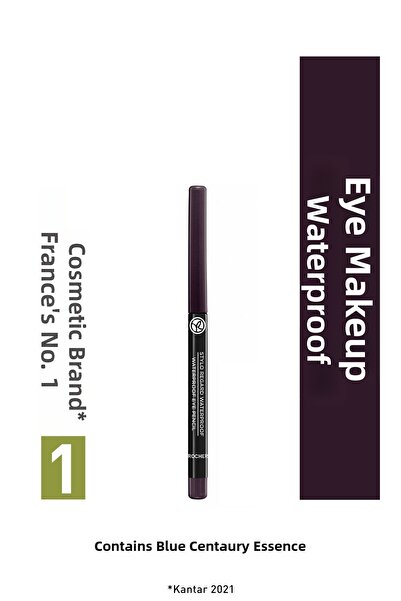 Yves Rocher Granite Gray Eyeliner Pencil 0.35 g Long-Lasting Waterproof Makeu...