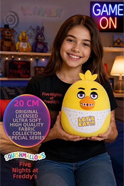 TOYFEST دمية سكوشي مالوز فايف نايتس آت فريديز كلاسيك تشايكا الأصلية المرخصة م...