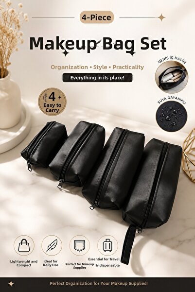 RED TOUCH Makeup Bag Women's Bag Set - 4-Piece