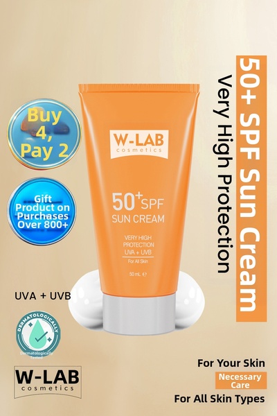 W-Lab Cosmetics 50+ Spf Protective Sun Cream - 50 ml