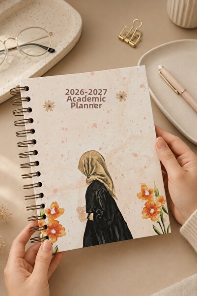 Fobinote 2026-2027 A5 Spiral-Bound Academic Weekly Planner 17 Months