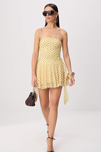 Trendyol Collection Yellow Woven Short / Mini Dress
