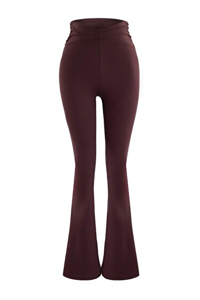 Trendyol Collection Brown Diving/Scuba Sports Leggings Thmaw27Ty00004