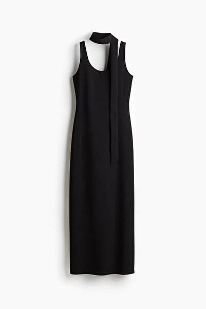 H&M Şallı Bedene Oturan Elbise