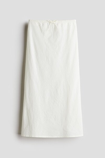 H&M Keten Karışımlı Etek