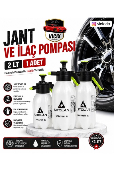 ROX KİMYA Jant Ve Ilaç Pompası 2 Lt 1 Adet