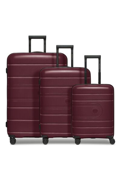 REDOLZ Essentials 11 4 Rollen Kofferset 3-teilig mit Dehnfalte