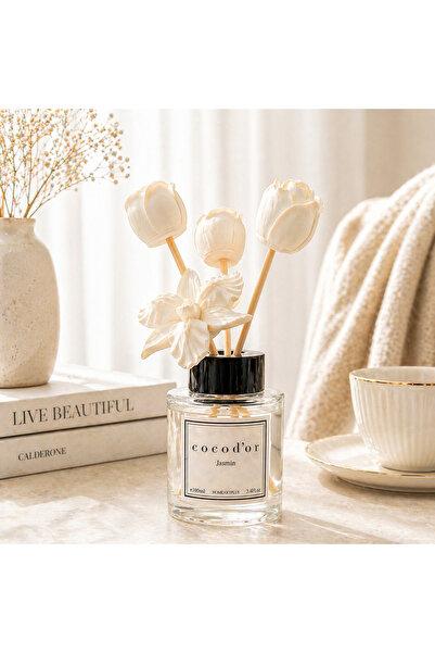 homeartplus Yasemin Oda kokusu dekoratif tasarım Çiçek bambulu 120 ml