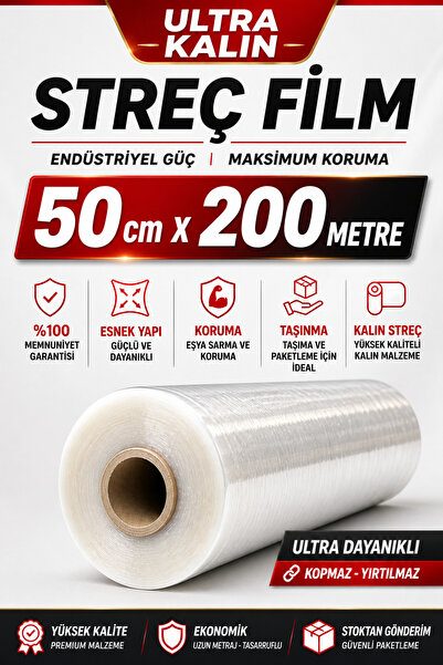 Enjoy Party Store Ultra Mega Büyük Boy Eşya Mobilya Sarma Koruma Ambalaj Stre...