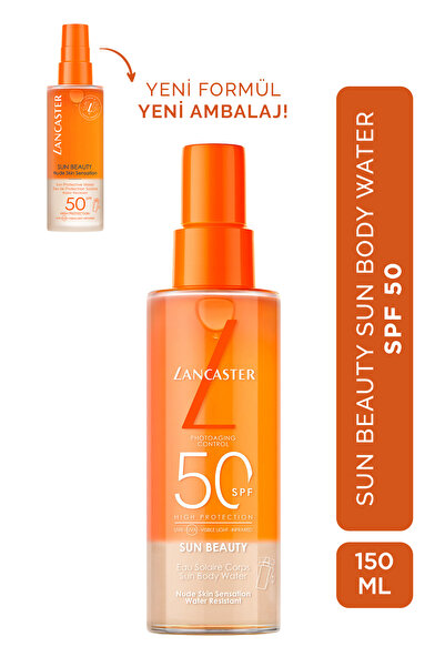 Lancaster Sun Beauty Sun Body Water SPF50 150 ML - Güneş Koruyucu Su
