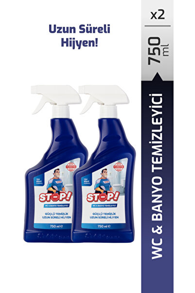 STOP Forte 2'li Tuvalet/WC ve Banyo Temizleyici